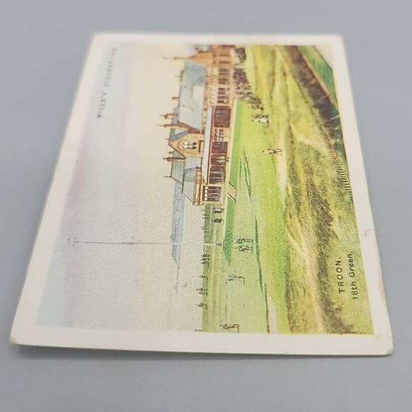 1924 Wills Golfing Golf Card #23 Troon Cigarette Trading Card Antique - Picture 4 of 7